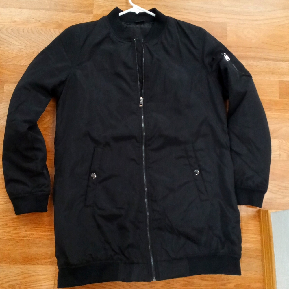Extra Long Black Jacket - image 1